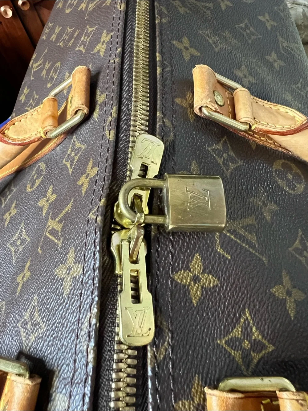 Louis Vuitton Vintage Keepall 55 Duffle Travel Bag